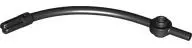 Bar Curved with Axle 1L and 1 x 1 Round Plate End