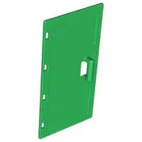 Green Duplo Door / Window Pane 1 x 3 1/2 x 6 with Handle