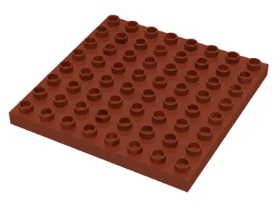 Reddish Brown Duplo, Plate 8 x 8