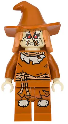 Scarecrow, Dark Orange Floppy Hat