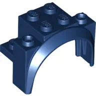 Dark Blue Vehicle, Mudguard 4 x 2 1/2 x 2 1/3 with Arch Round