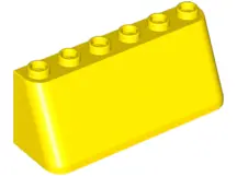 Yellow Windscreen 2 x 6 x 2