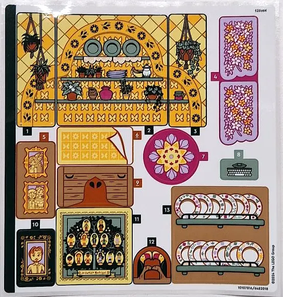 Sticker Sheet for Set 43245, Sheet 1 - (10107816/6482018)