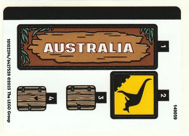 Sticker Sheet for Set 40651 - (10102294/6427528)