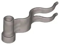 Flat Silver Flag 4 x 1 Wave Right