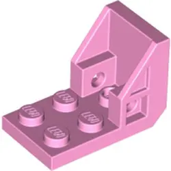 Bright Pink Bracket 3 x 2 - 2 x 2 Inverted (Space Seat)