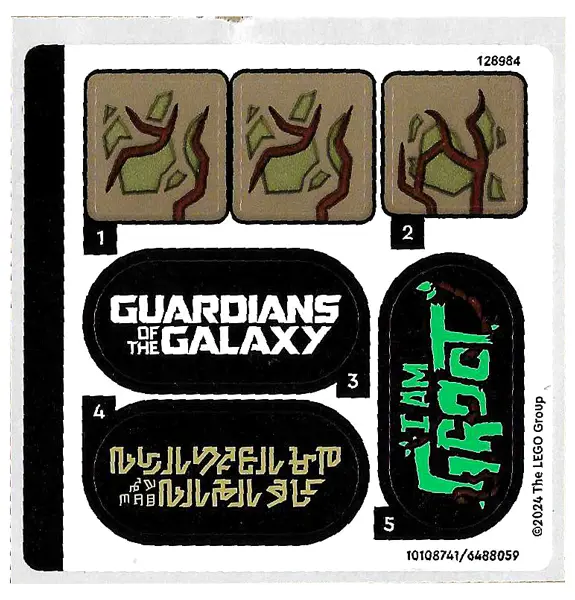 Sticker Sheet for Set 76297 - (10108741/6488059)