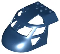 Dark Blue Aircraft Fuselage Forward Top Curved 6 x 8 x 4