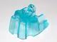 Trans-Light Blue Large Figure Foot, Short with Ball Joint Socket