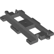 Dark Bluish Gray Duplo, Train Track Straight (short)