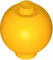 Bright Light Orange Brick, Round 2 x 2 Sphere with Stud / Robot Body