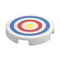 FLAT TILE 2X2, ROUND NO. "1040"