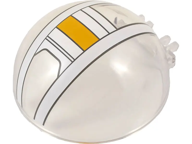 Trans-Clear Windscreen 8 x 8 x 3 Canopy Dome Half Sphere with Dual 2 Fingers with White and Bright L