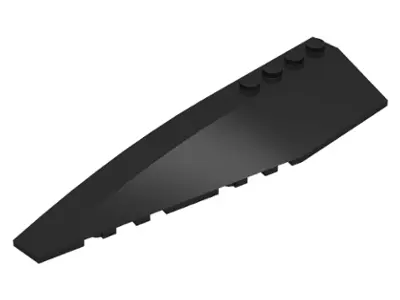 Black Wedge 12 x 3 Left