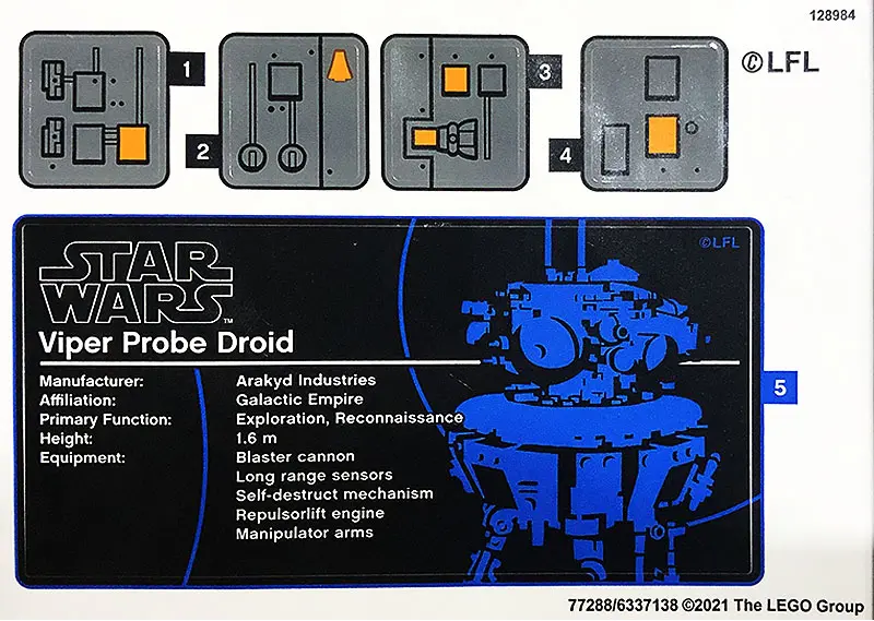 Sticker Sheet for Set 75306 - (77288/6337138)