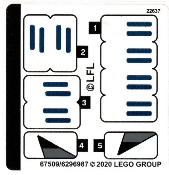 Sticker Sheet for Set 75276 - (67509/6296987)