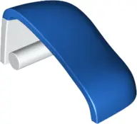White Large Figure Wing Left, Super Mario with Molded Blue Side Pattern (Penguin Mario)