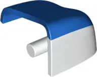 White Large Figure Wing Right, Super Mario with Molded Blue Side Pattern (Penguin Mario)