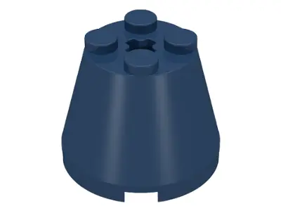 Dark Blue Cone 3 x 3 x 2