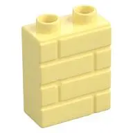 WALL W/ BRICK PATTERN 1X2X2