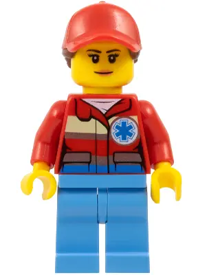 Medic, Female, Peach Lips, Closed Mouth