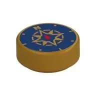 FLAT TILE 1X1, ROUND "NO. 51"