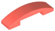 Coral Slope, Curved 4 x 1 x 2/3 Double