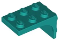 Dark Turquoise Bracket 3 x 2 - 2 x 2