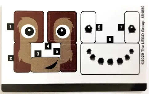 Sticker Sheet for Set 854050 - (854050)