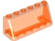 Trans-Neon Orange Windscreen 2 x 6 x 2