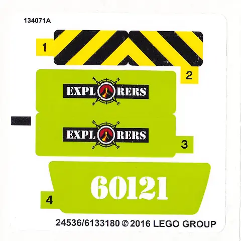 Sticker Sheet for Set 60121 - (24536/6133180)