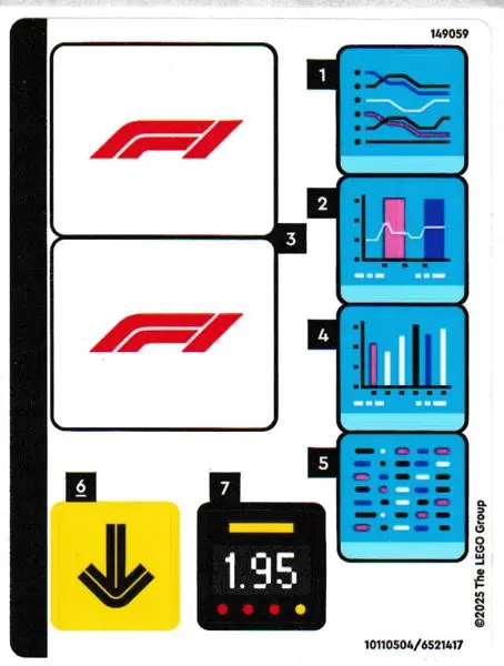 Sticker Sheet for Set 60443 - (10110504/6521417)