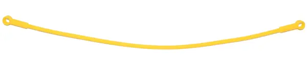 Yellow Hose, Flexible 22L with 2 Connector Ends (Zipline)