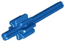 Blue Duplo Technic Axle 5L with Paddle Wheel Gear