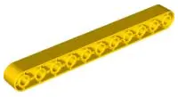 Yellow Duplo Technic Beam 11