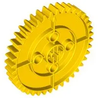 Yellow Duplo Technic Gear 6 x 6