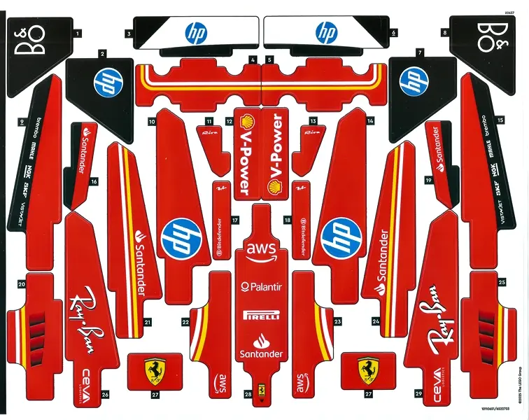 Sticker Sheet for Set 42207, Sheet 1 - (10110651/6522703)