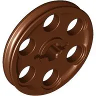 Reddish Brown Technic Wedge Belt Wheel (Pulley)