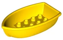 Yellow Duplo Boat with  8 Studs