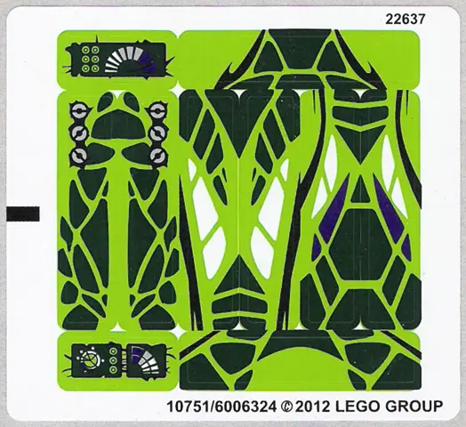 Sticker Sheet for Set 9447 - (10751/6006324)