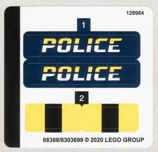 Sticker Sheet for Set 60274 - (68388/6303699)