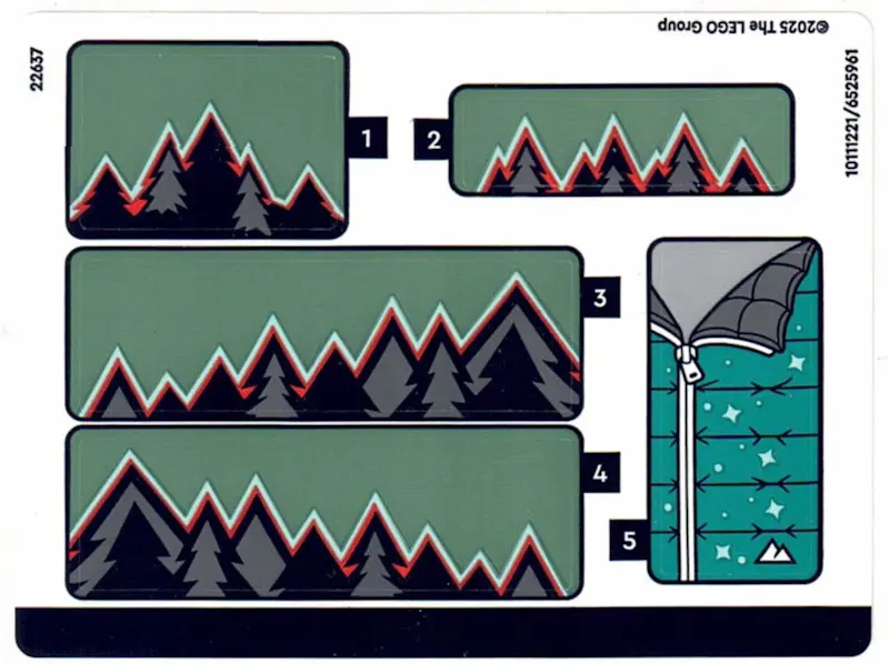 Sticker Sheet for Set 60447 - (10111221/6525961)