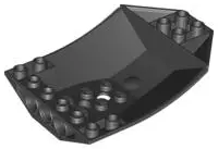 Black Cockpit 8 x 6 x 2 Curved