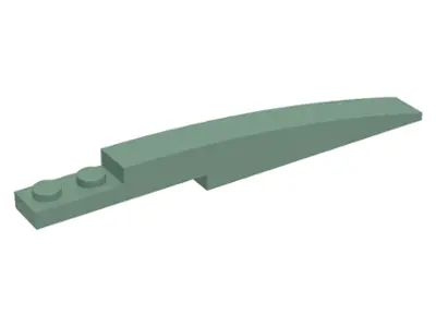 Sand Green Slope, Curved 10 x 1