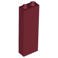 Dark Red Brick 1 x 2 x 5