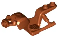 Dark Orange Motorcycle Fairing, Chopper