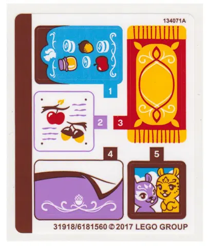 Sticker Sheet for Set 41182 - (31918/6181560)