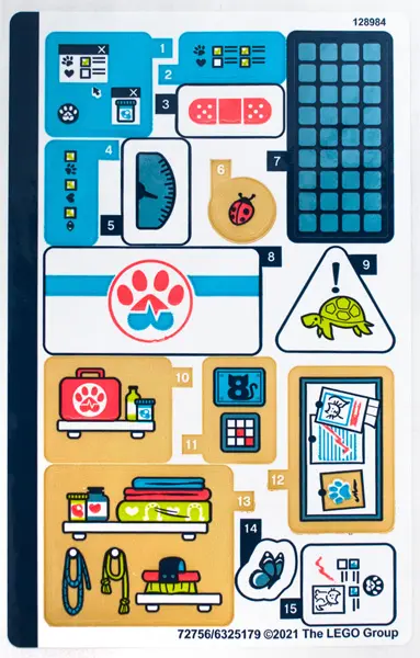 Sticker Sheet for Set 41446 - (72756/6325179)