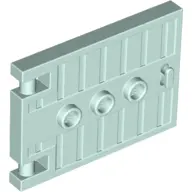 Light Aqua Door 1 x 5 x 3 with 3 Studs and Handle