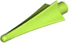 Lime Minifigure, Weapon Spear Tip with Fins